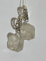 Эверест ( серьги из серебра)