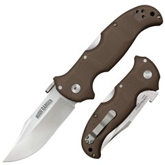 Фото Нож складной Cold Steel Bush Ranger, сталь CPM-S35VN, рукоять G10, коричневый