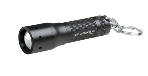 Фонарь брелок Led Lenser K3, чёрный, светодиодный, LR41 (8313)