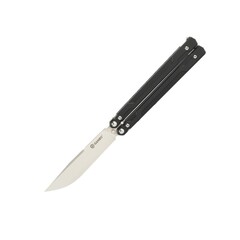 Фото Нож-бабочка Ganzo G766-BK, сталь 440C, рукоять G10, черный