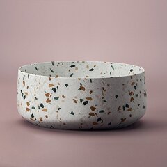 ArtCeram Cognac COL001 89 00 Раковина накладная, 42x42, цвет: light terrazzo фото