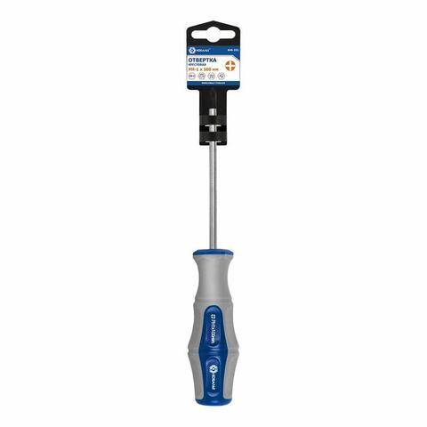 Отвертка Ultra Grip КОБАЛЬТ PH-1 х 100 мм CR-V, двухкомпонентная рукоятка (646-331)