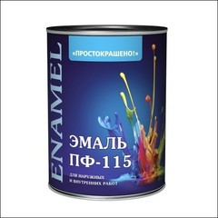 Эмаль ПРОСТОКРАШЕНО БАУ ЭМПИЛС ПФ-115 (Белый)