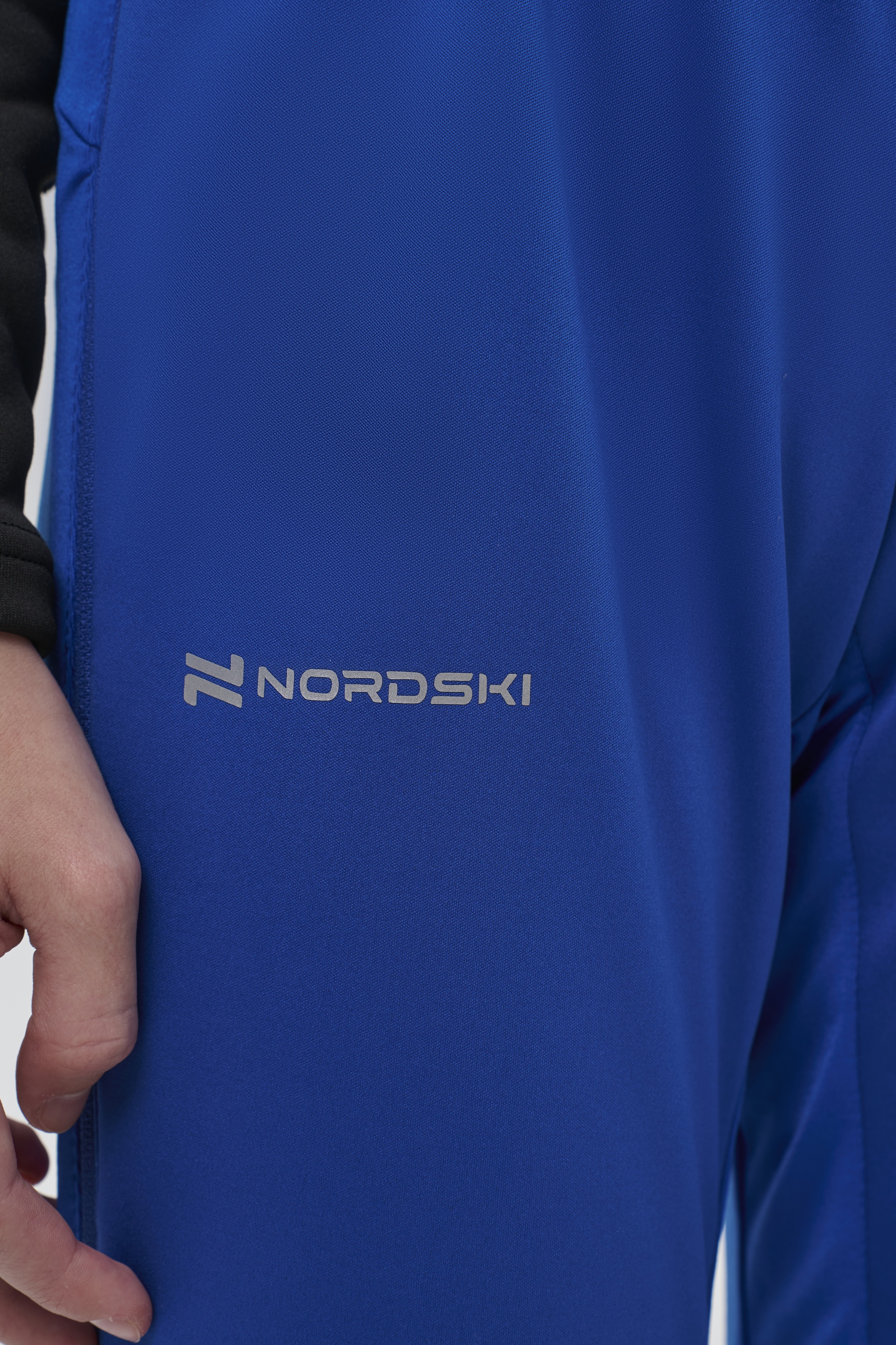 Детский тренировочный лыжный костюм Nordski Jr. Advance true blue-lime - 20