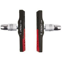 Тормозные колодки M-WAVE BPR-VC-DUAL 72 мм, черно-красные (5-361021)