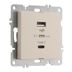 Устройство зарядное USB (A+C) ARVIA Electric, высокоскоростная зарядка, 20В 4.0А, карамель 50082000312
