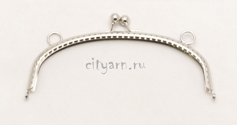 Фермуар Prym Felia, цвет светлого металла, с шариками, размер 16*8 см, код 615190