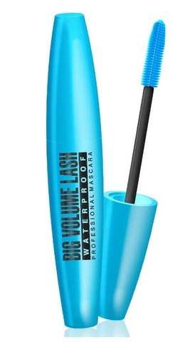 EVELINE Тушь для ресниц Big Volume Lash водостойкая синий футляр  9мл