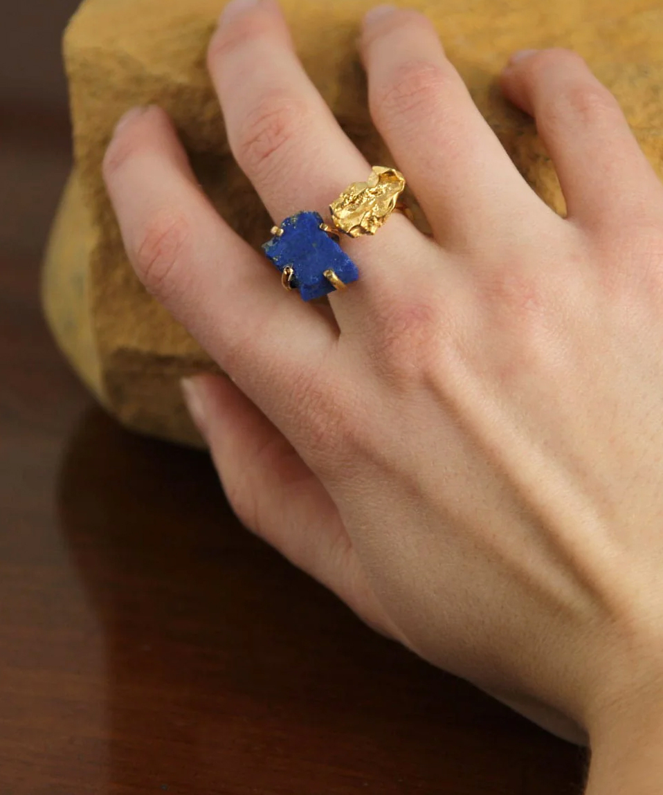 Кольцо The Wild Flower Blue Lapis