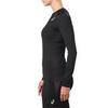 Рубашка для бега женская Asics Baselayer LS черная - 3