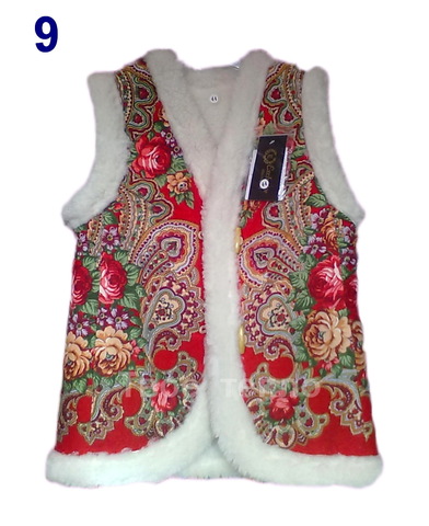 Жилет из платка утепленный SALE