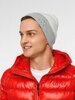 Лыжная шапка с шерстью Moax Club бело-серая - 5