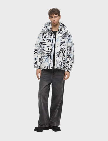 Куртка KARL LAGERFELD JEANS Aop Puffer