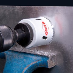Коронка по металлу 63,0x38мм Bi-Metall HSSE-Co8(M42) 6,35tpi(4мм) Ruko 126063