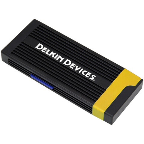 Картридер Delkin Devices Cfexpress A и SDXC UHS-II USB 3.2 Gen 2 Type-C 10Gb/s