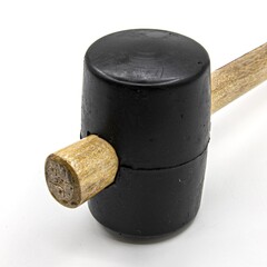Киянка резиновая, деревянная рукоятка, 910г (РемоКолор) 38-6-112