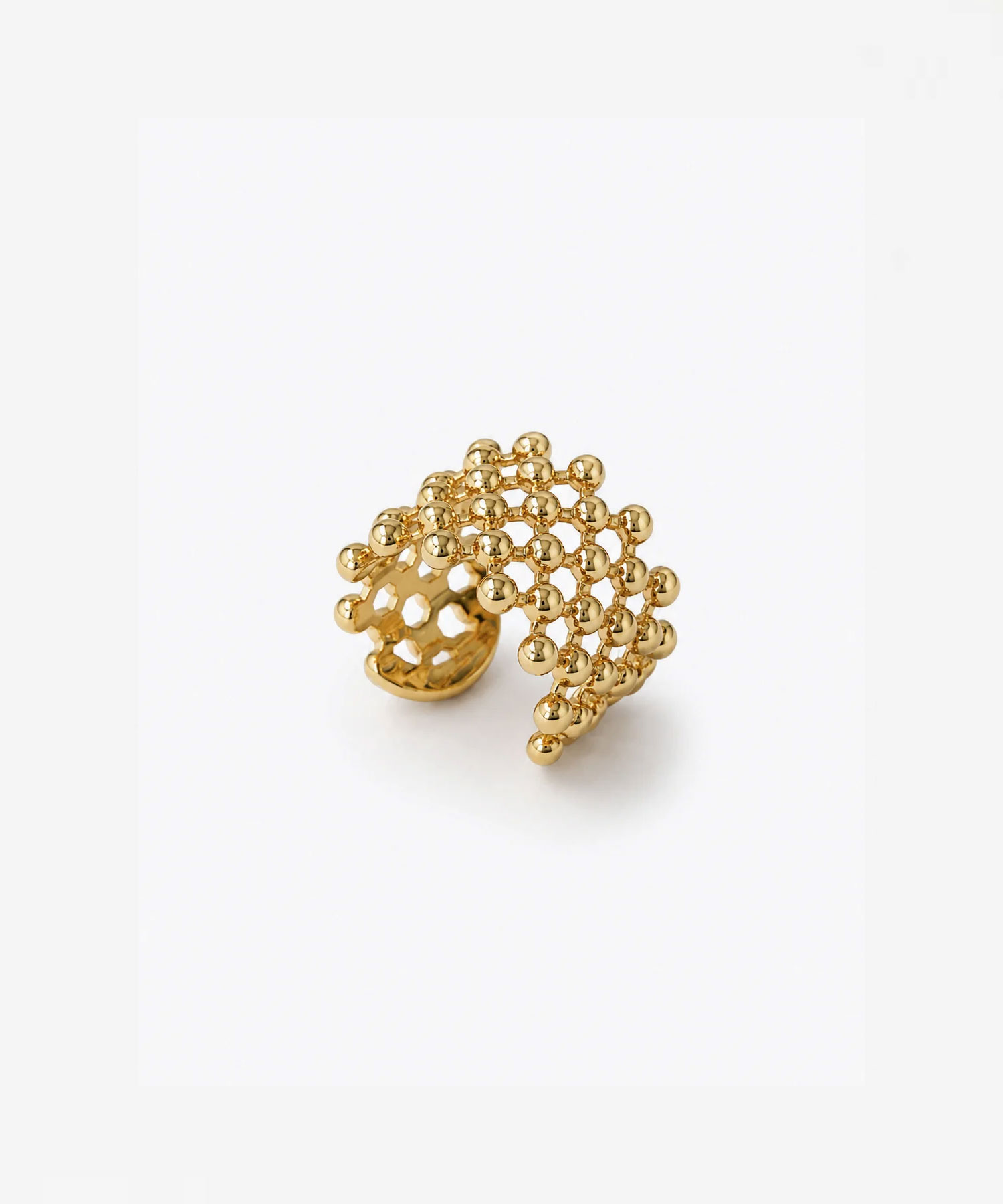 Кафф МНОГОТОЧИЕ С gold