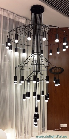 Люстра Wireflow 43 lamps