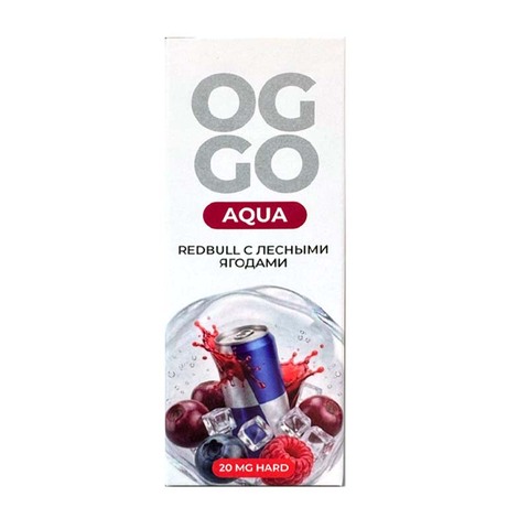 Жидкость OGGO AQUA 2% HARD Salt 30 ml - REDBULL С ЛЕСНЫМИ ЯГОДАМИ
