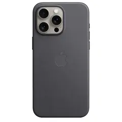 Тканевый чехол с поддержкой MagSafe Apple FineWoven Case для iPhone 15 Pro Max, Black (Черный)