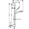Hansgrohe Croma Select S 26565400 Душевой гарнитур 65 см