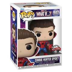 Funko POP! Marvel. What If...? Zombie Hunter Spidey (Unmasked) (MT Exc) (947)