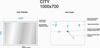 Sancos City CI1000 Зеркало с подсветкой, цвет: белый