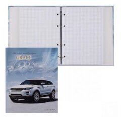Тетрадь КЛЕТКА 240л. БЕЛЫЙ ВНЕДОРОЖНИК (на кольцах)