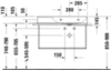 Duravit DuraSquare 2349800041 Раковина мебельная