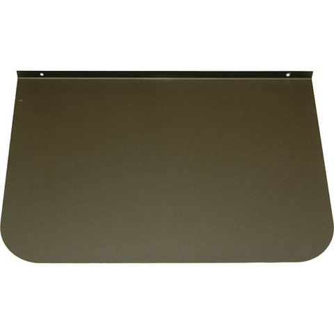 Лист предтопочный BLACK 600х400х0,5мм (R75)