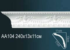 Карниз потолочный гибкий AA104