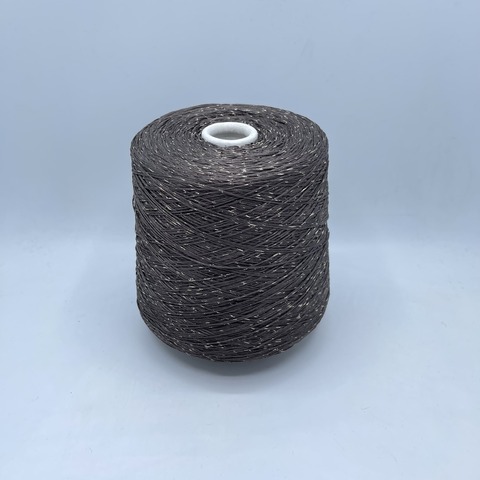 Luxury Selection by RiGo (пр.Италия), art- Smaltato, 400 м/100гр, 90% Мерсеризованный хлопок  10%Полиэстер(люрекс) ,цвет-Серо-коричневый(759),арт.24232