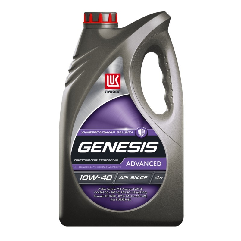 Лукойл Genesis Advanced 10W-40 - Полусинтетическое моторное масло