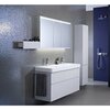 Geberit Option 500.207.00.1 Зеркальный шкаф с подсветкой, три двери, 120x70x15см