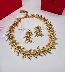 Колье ЛЕТЯЩИЕ ПТИЦЫ в стиле Schiaparelli