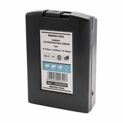 Набор ступенчатых сверл 4-12/4-20/4-30мм HSS-G MASTER-TOOL 101026PRO