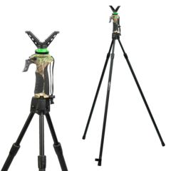 Опора FieryDeer Gen3, монопод, 1.8м, рычаг изменения высоты, б/с V-образный упор 360°, камуфляж