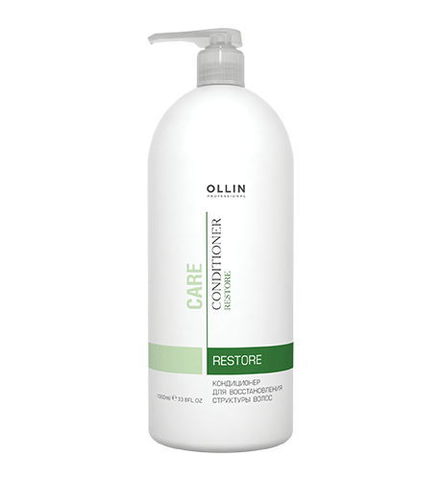 OLLIN care кондиционер для восстановления структуры волос 1000мл/ restore conditioner