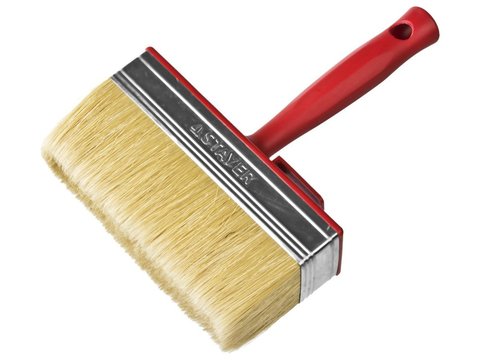 STAYER UNIVERSAL, 5 х 15 см, светлая щетина, пластмассовый корпус, все виды ЛКМ, макловица (01824-15)