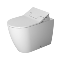 Duravit ME by Starck SensoWash 2169590000 Унитаз напольный пристенный вариант, с вертикальным смывом, включая крепление, сток горизонтальный фото