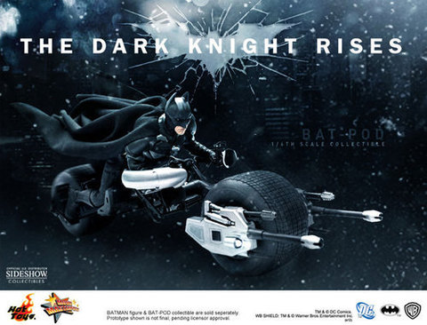 Машина Бэтмена Бэт Под из фильма Темный рыцарь Hot Toys 1/6