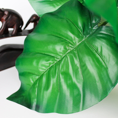 Диффенбахия, искусственные растения, листья крупные, 28 см, набор 6 штук
