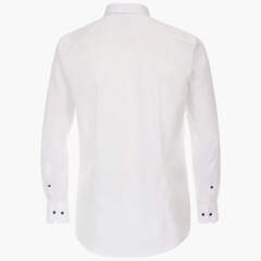 Сорочка мужская Venti Modern Fit 134023600-000 белая с контрастной отделкой