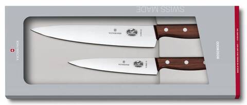 Набор Victorinox кухонный, 2 предмета, лезвие прямое, рукоять из палисандрового дерева