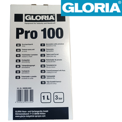 Распылитель Gloria PRO100, верт. помпа, масло-бензостойкий, веерное латунное сопло, объем 1 л