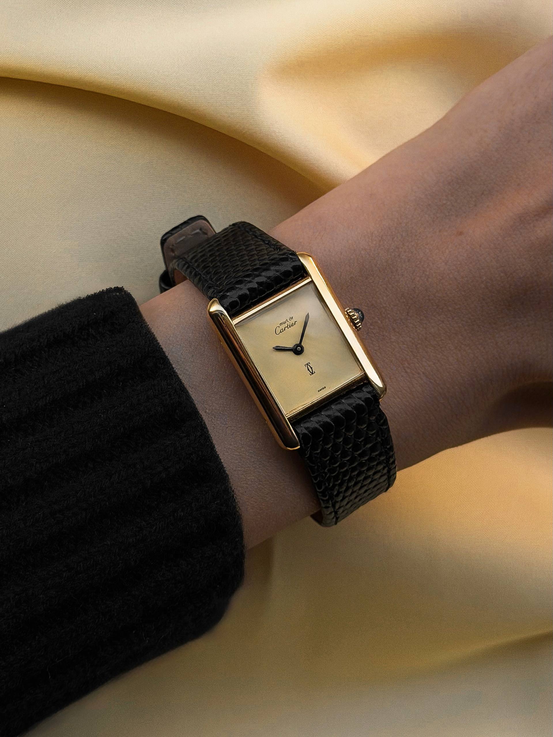 Редкие винтажные часы Cartier Tank🐥