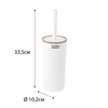 Fixsen White Boom FX-412-5 Туалетный ершик напольный, цвет: белый