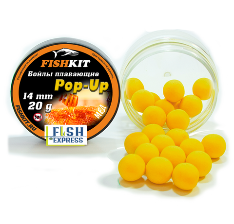 Бойлы FISHKIT POP-UP 14 мм. Мёд