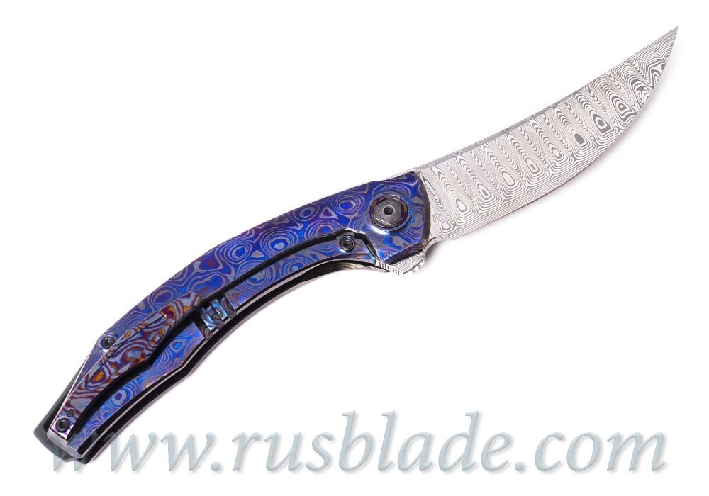 CKF Ablya Full Dress knife (Malyshev, Ti, Zirc, Damasteel) - фотография 