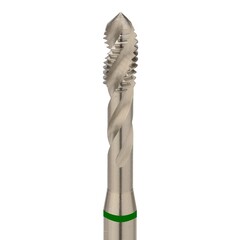 Метчик М 2,5х0,45 (Машинный, винт.) DIN371 HSSE 6h C/2-3P R35 50мм a=2,1 H-Tools 511101-C4-0025
